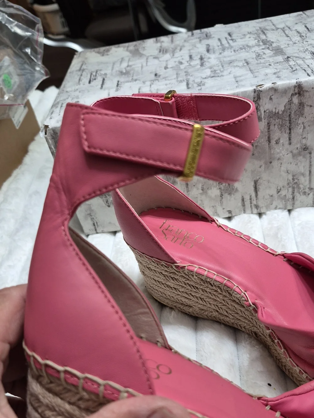 Franco Sarto Clementine Wedge Espadrille Sandals Women's Sz 11 M 🆕️ $119